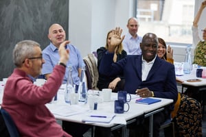 Attendees enjoying a Discovery Workshop