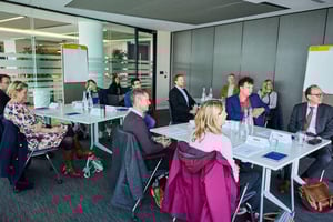Attendees at our London Financial Senior Leaders Discovery Workshop.