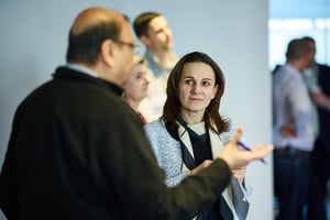 A manager conducting a strengths-based performance review, fostering employee engagement and growth.