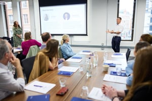 Holger facilitating a workshop